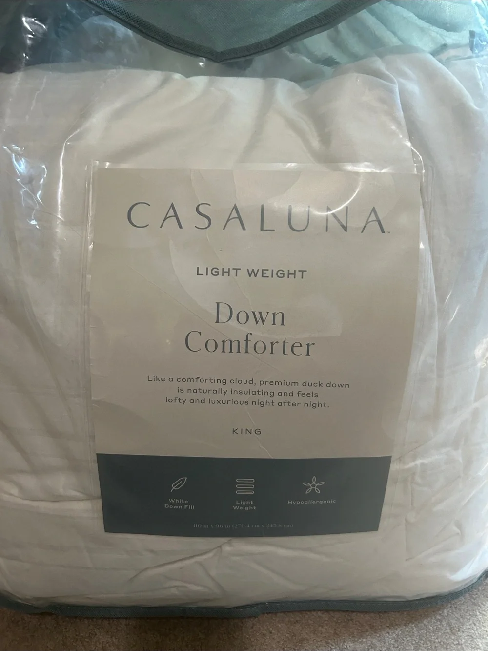 Casaluna King Light Weight Premium Down Comforter
